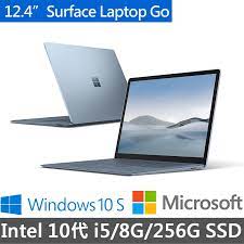 廣力電腦-微軟 Surface Laptop Go 21M-00019 白金 12.4吋筆電CM-SLG(12/I5/8G/256/Pro)