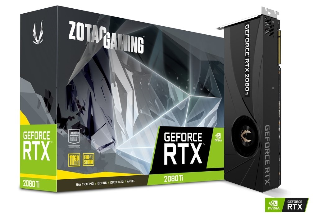 廣力電腦-Zotac NVIDIA RTX2080-TI 專用AI卡